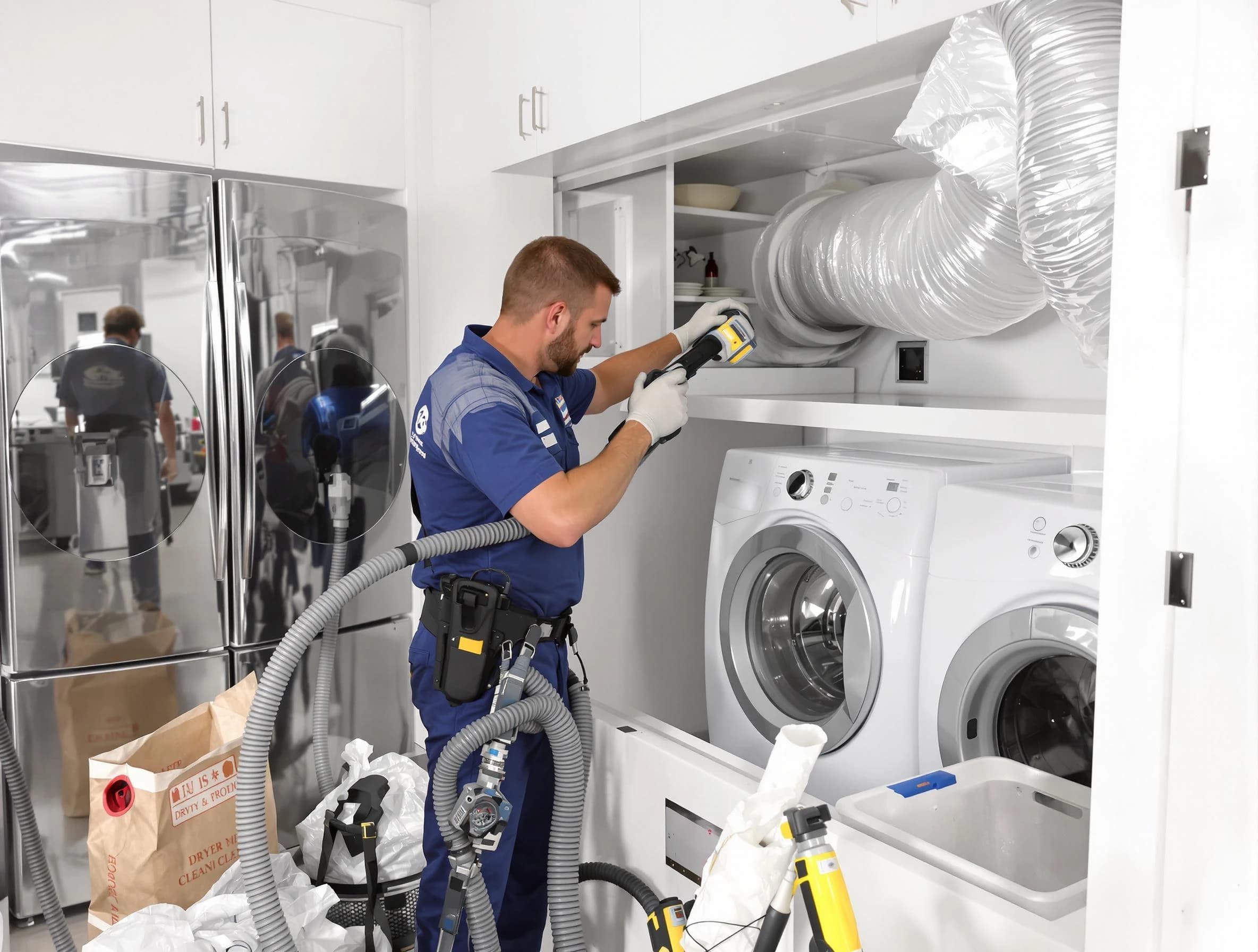 Professional duct cleaning by East Providence Dryer Vent Cleaning in East Providence