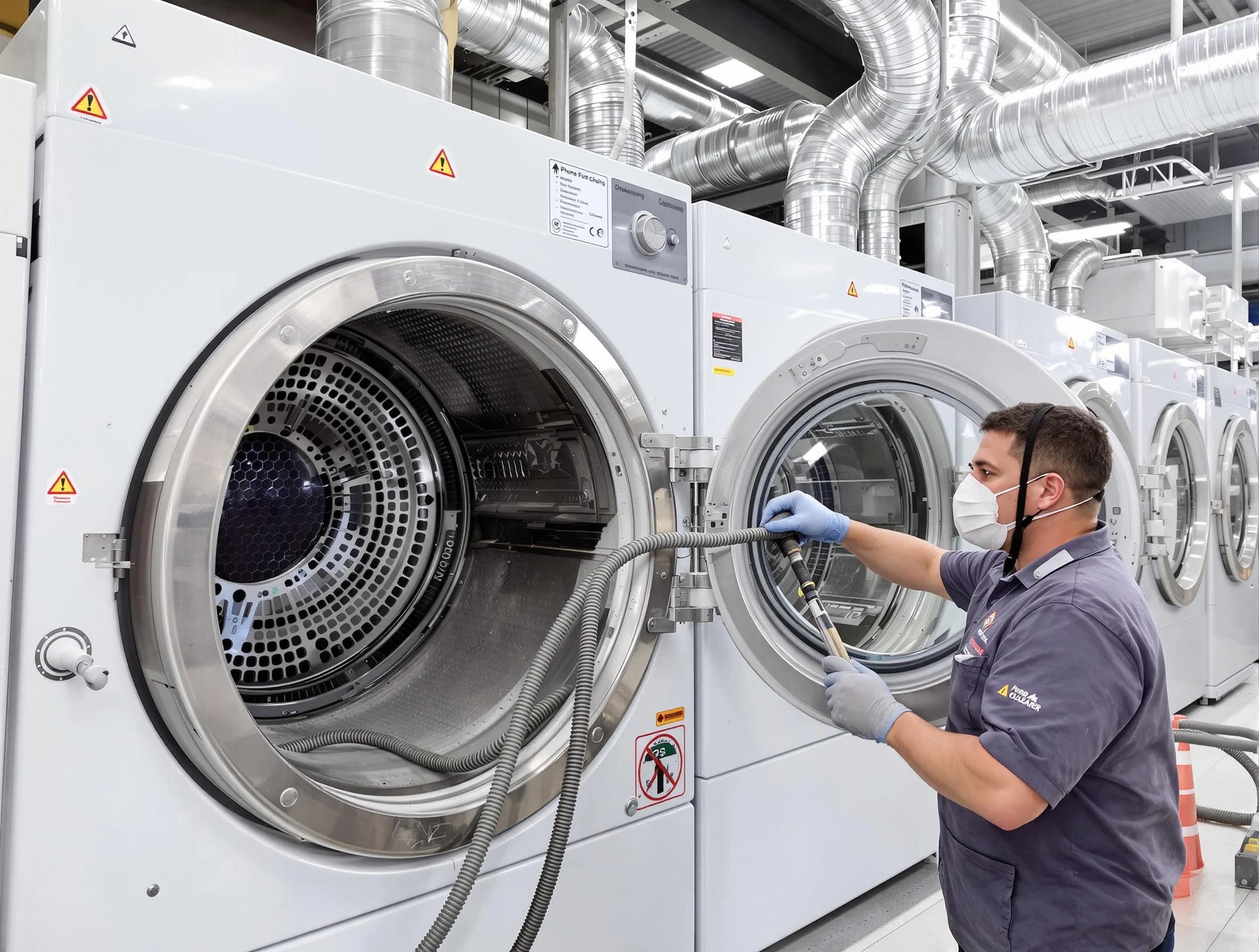 Industrial-grade dryer vent cleaning by East Providence Dryer Vent Cleaning in East Providence