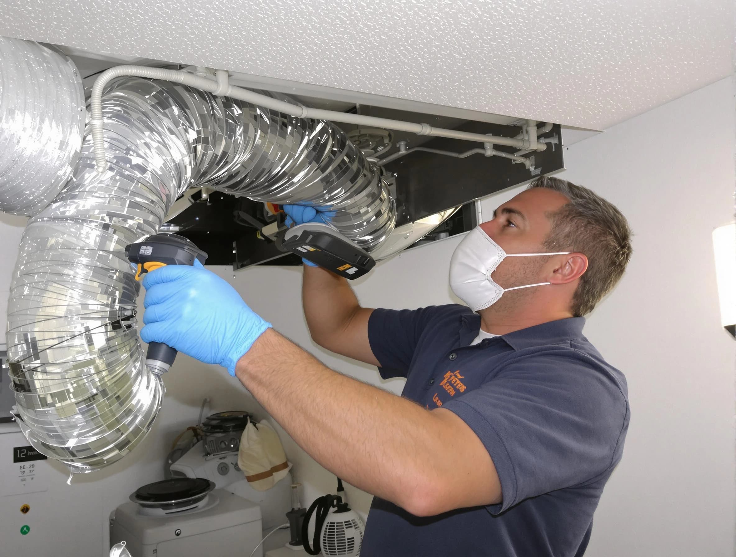 East Providence Dryer Vent Cleaning professional performing thorough residential dryer vent cleaning in East Providence