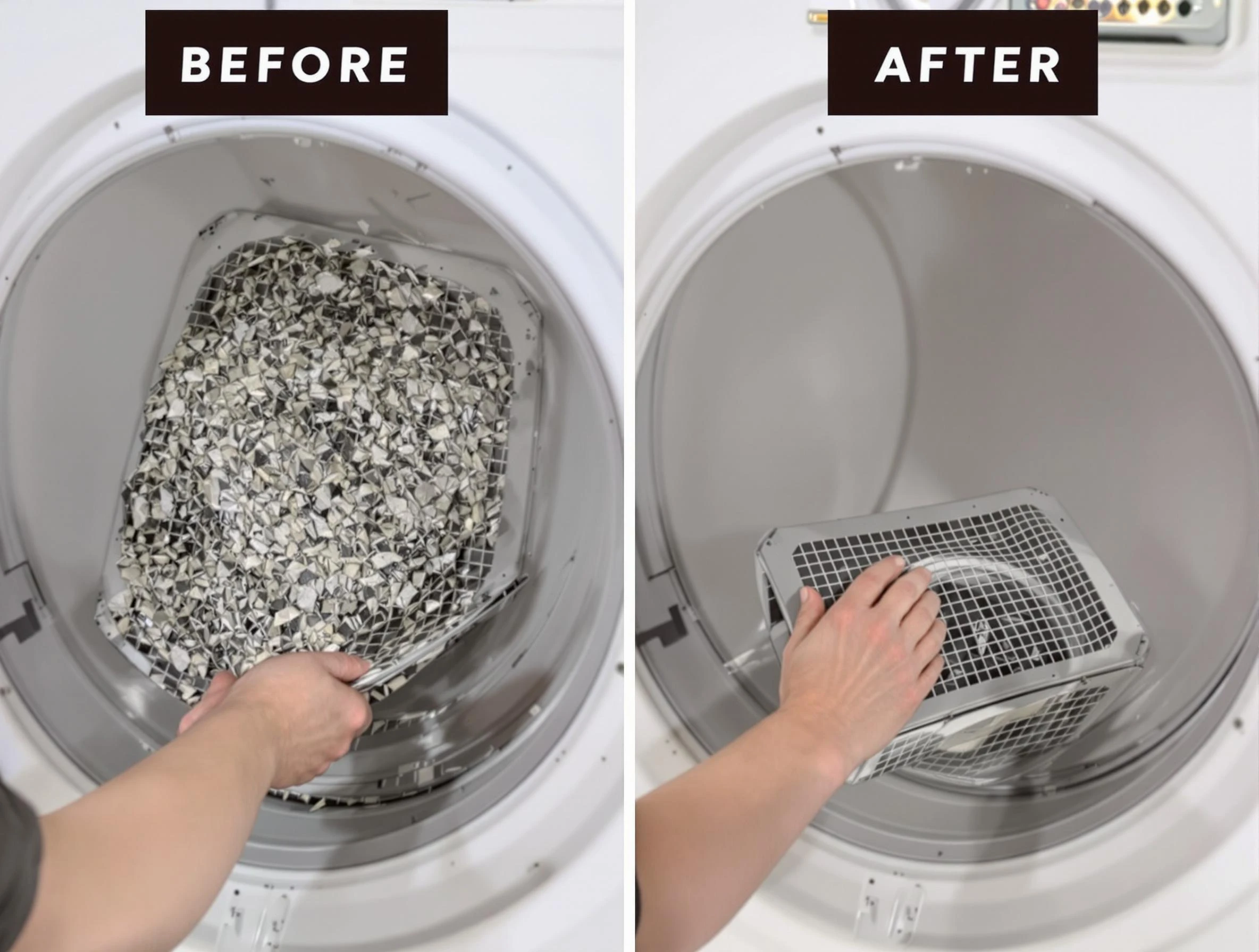 Professional lint trap cleaning by East Providence Dryer Vent Cleaning in East Providence