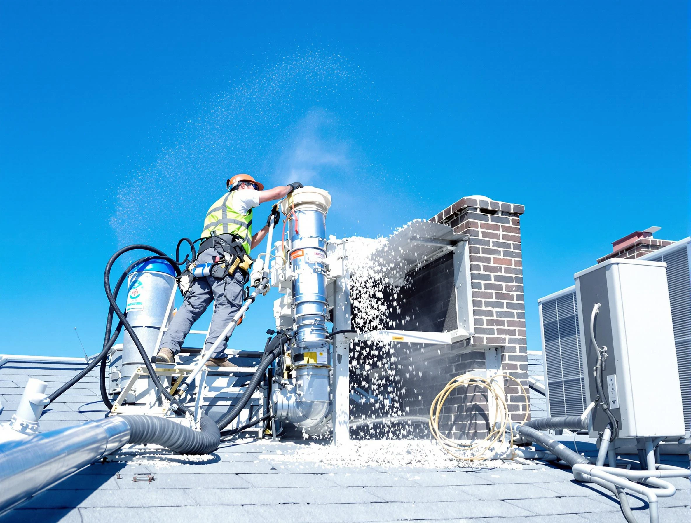Expert roof dryer vent cleaning by East Providence Dryer Vent Cleaning in East Providence