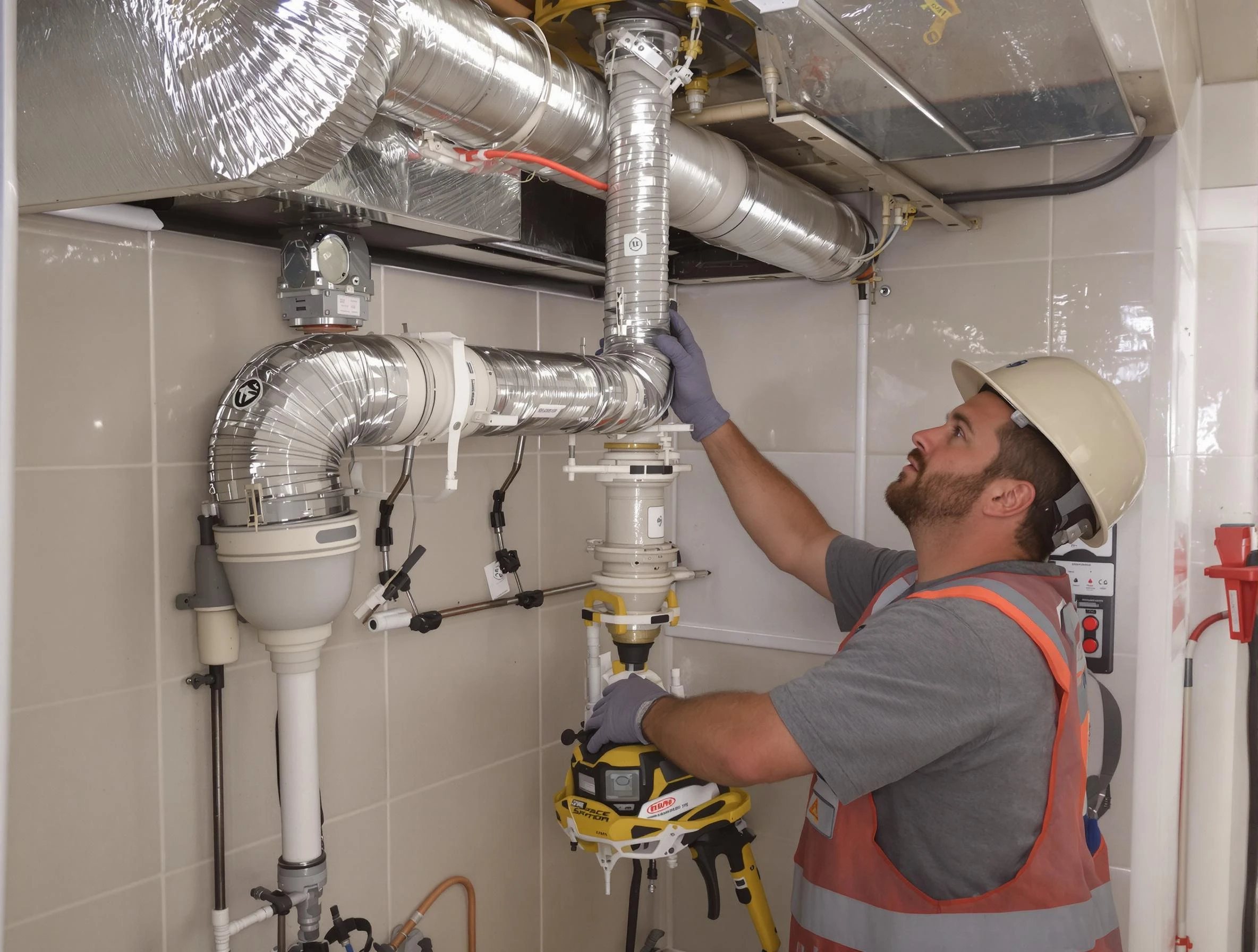 East Providence Dryer Vent Cleaning expert performing professional dryer vent repair and installation in East Providence